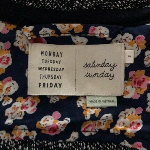 🌟HOST PICK🌟Anthropologie Saturday Sunday Marled Snap Cardigan Size Small - Picture 6 of 6